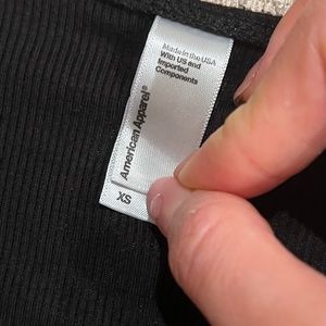 American Apparel Deep V Top